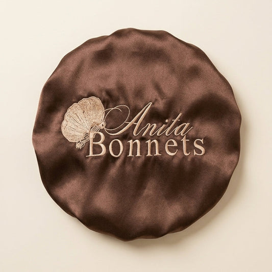 Light Brown & Dark Brown Reversible Bonnets