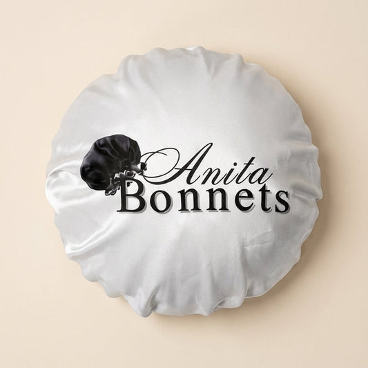 Black, White & Blue Reversible Bonnet