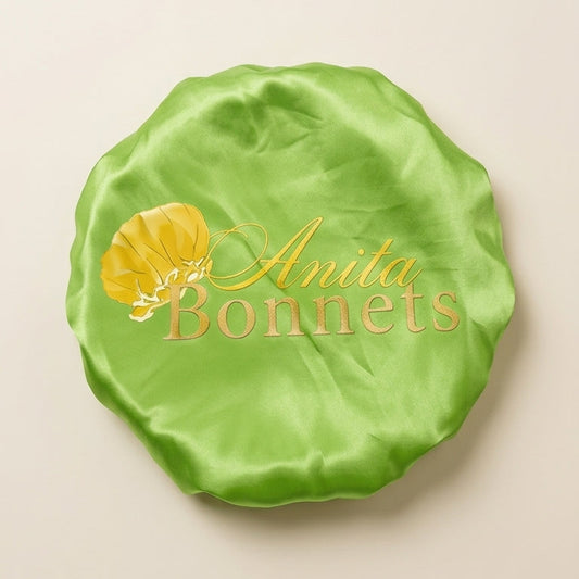 Green & Gold Reversible Bonnet
